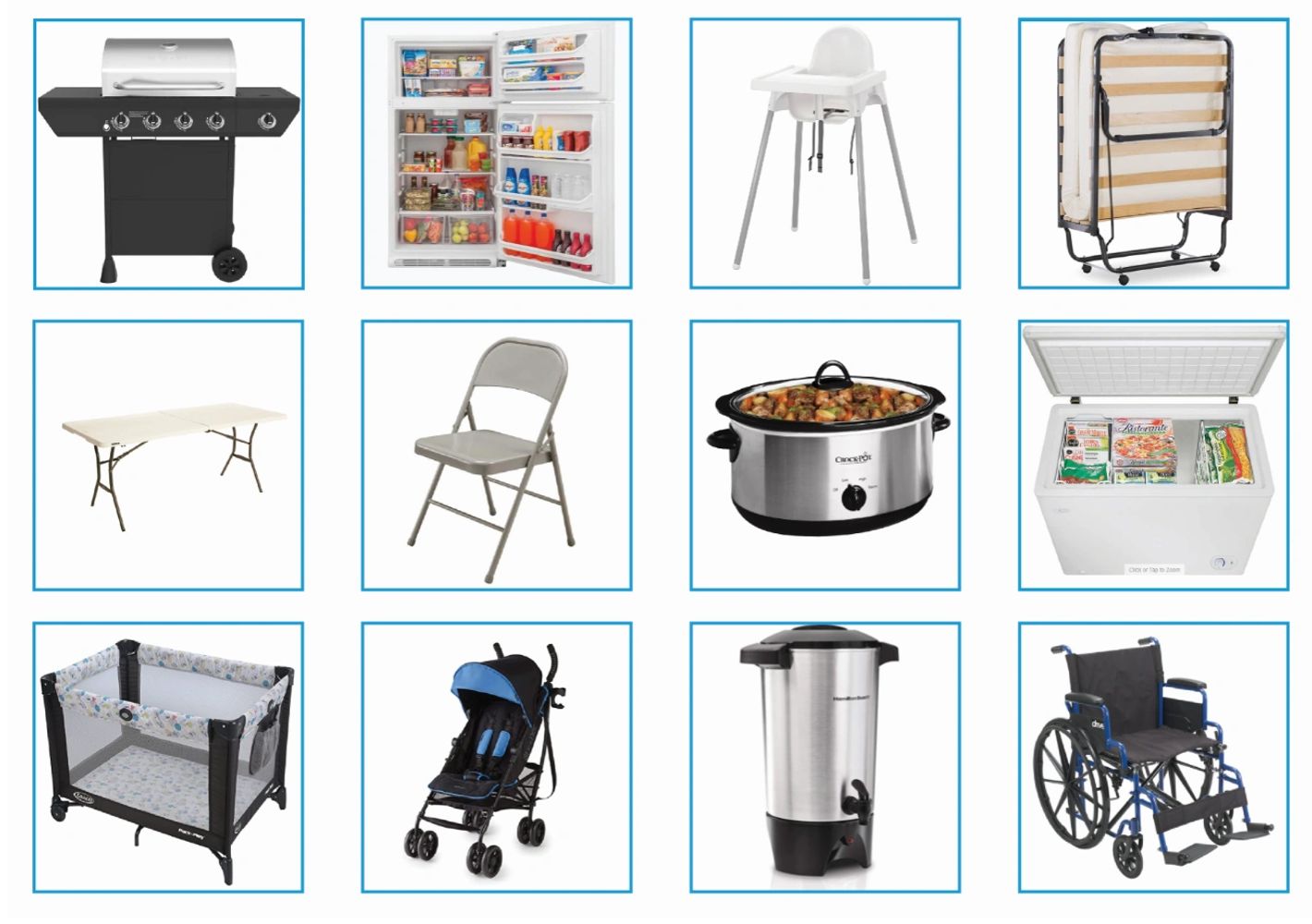 Klein's Rentals Household Rental Items, Kosher Orlando Rental Items